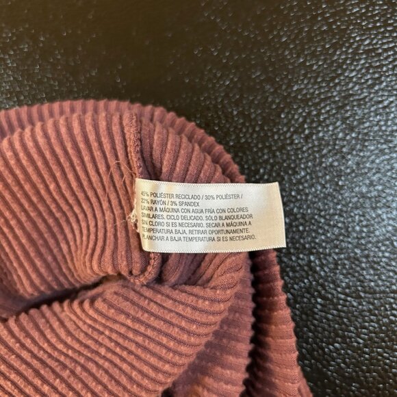 Wild Fable Ribbed Flare Leggings High Waist Lounge Pants Comfy Womens Small - Picture 4 of 9